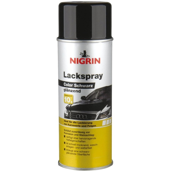 Nigrin Spray Vopsea Negru Lucios 400ML 74113